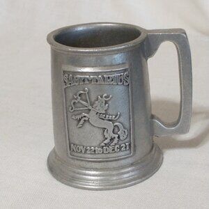 MUG PEWTER - Sagittarius Nov 22 to Dec 21